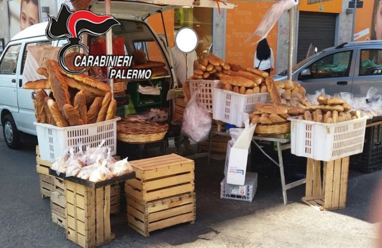 Carabinieri: dieci persone denunciate per vendita di pane senza licenza ed in cattivo stato di conversazione
