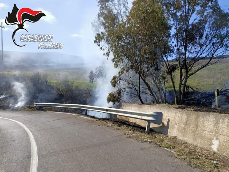 Operazione carabinieri: arrestati piromani per incendi a Cerda e Trabia