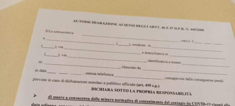 Natale 2020: ecco il modulo di autocertificazione da scaricare e stampare