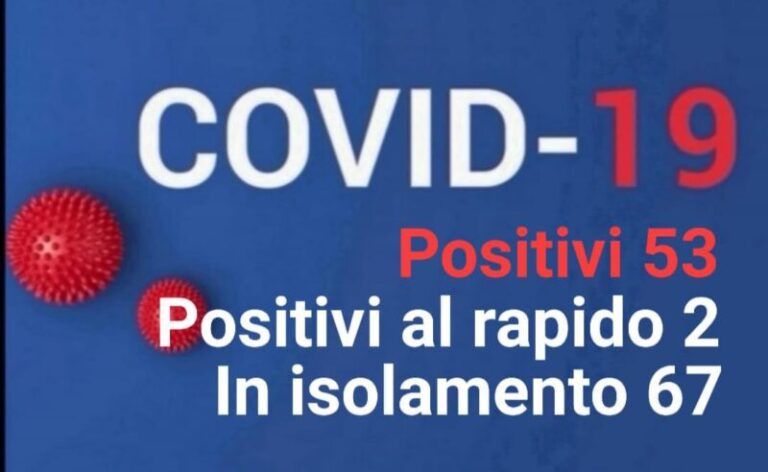 Coronavirus Campofelice di Roccella: 53 positivi, oggi screening alla popolazione scolastica