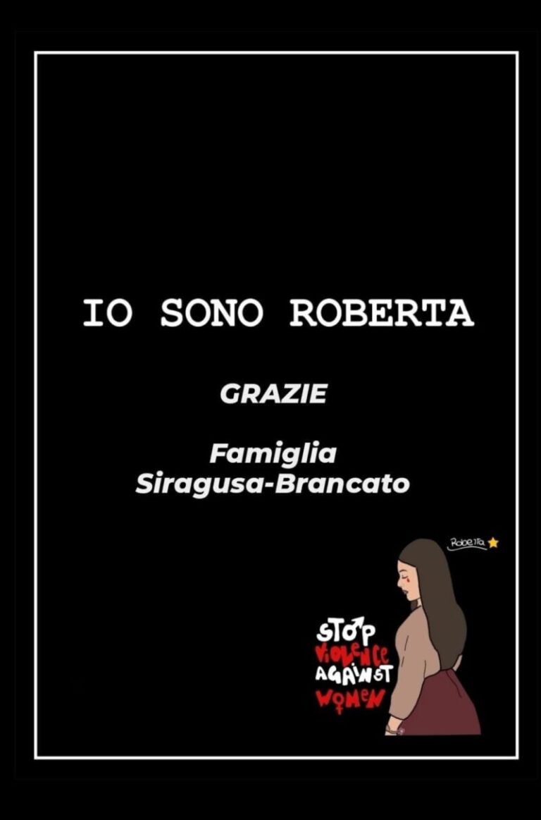 Tragedia Caccamo, le parole della famiglia di Roberta Siragusa: “Grazie per l’affetto e la vicinanza dimostrata”