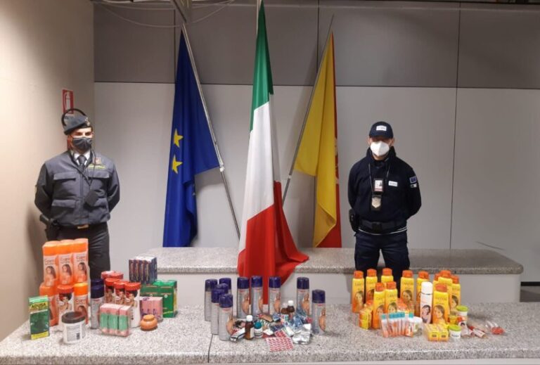 Guardia di Finanza: sequestrati prodotti cosmetici e farmaci, denunciati tre soggetti