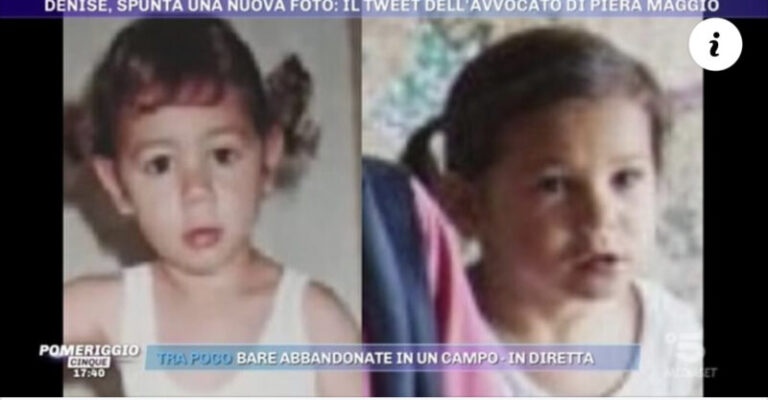 Pomeriggio 5: spunta una nuova foto di una bambina somigliante a Denise Pipitone