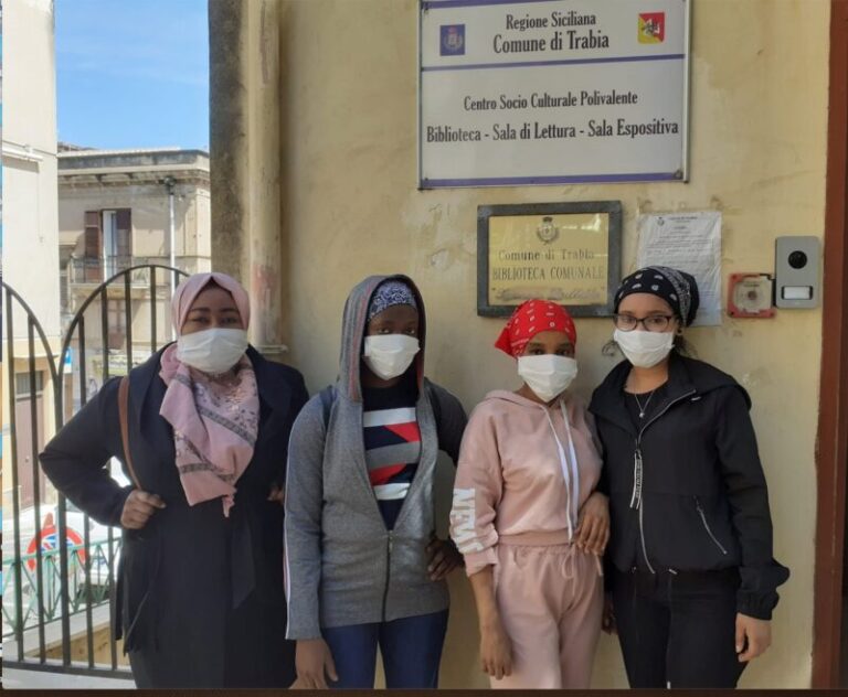 CPIA Palermo 2: cinque giovani ragazze straniere ospiti della comunità Freedom di Trabia