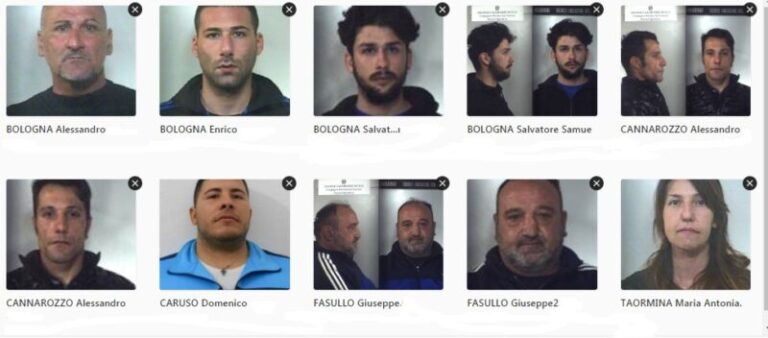 Operazione dei carabinieri a Palermo: foto e nomi degli arrestati