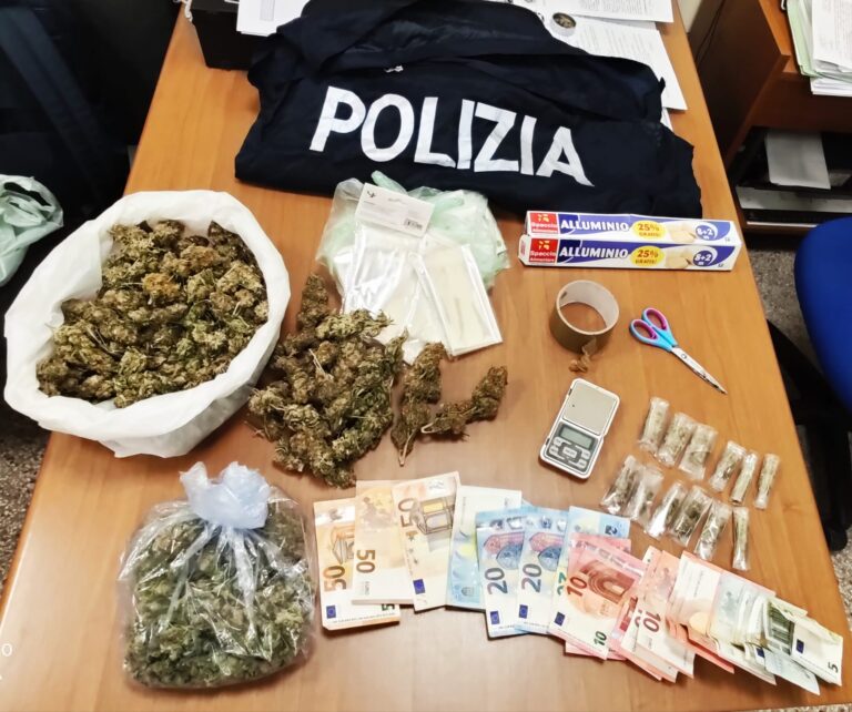 Contrasto allo spaccio di droga: arresti e sequestri della Polizia sulle strade del capoluogo