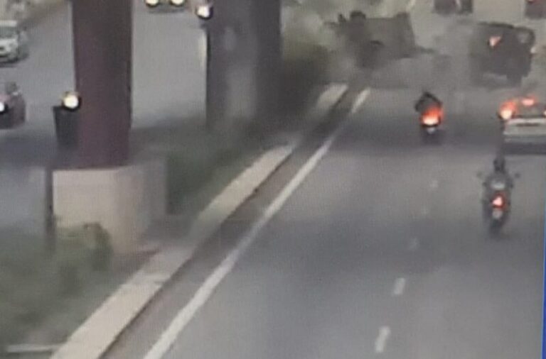 Incidente in Viale Regione Siciliana: il video del drammatico impatto