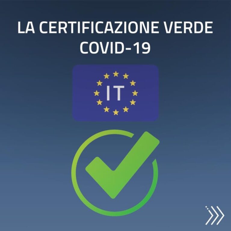 Coronavirus: arriva la certificazione verde Covid 19