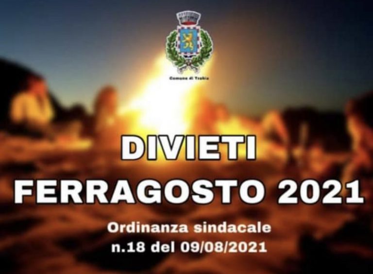 Covid, a Trabia una nuova ordinanza con i divieti per Ferragosto