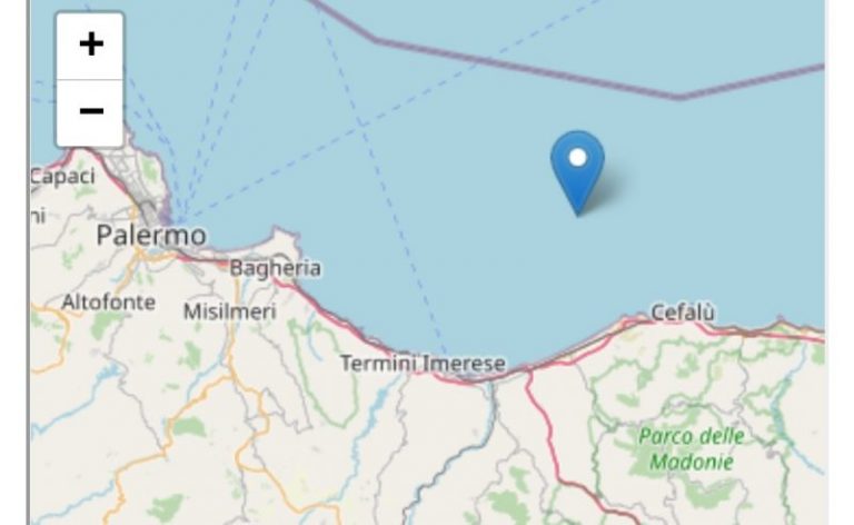 Terremoto: scossa di magnitudo tra 4.3 e 4.8 avvertita a Termini Imerese e nei comuni della costa in provincia di Palermo