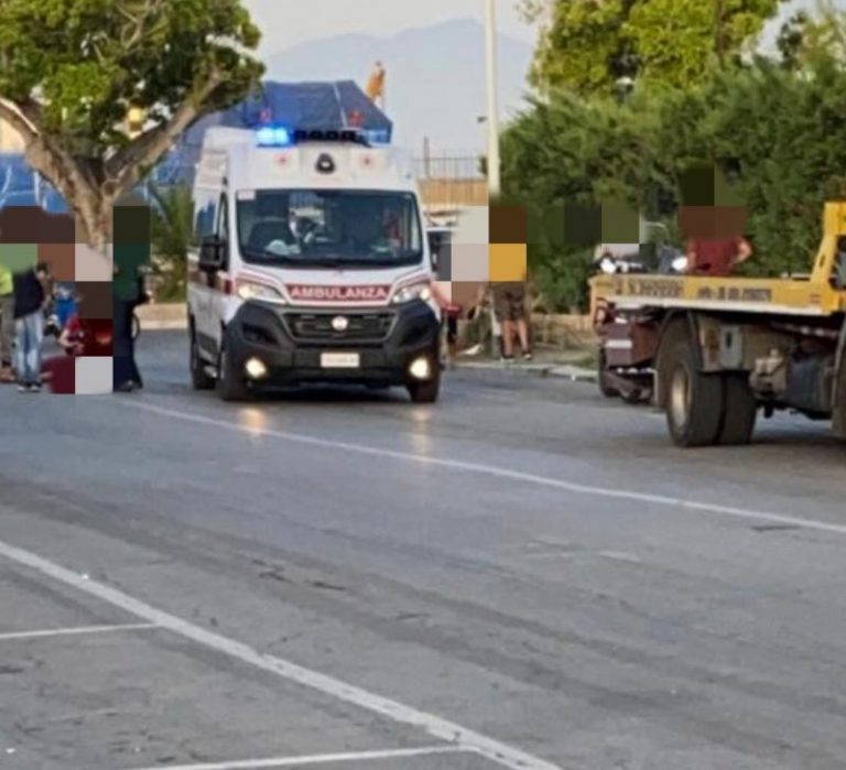 Termini Imerese: incidente sul lungomare Cristoforo Colombo, uomo ferito