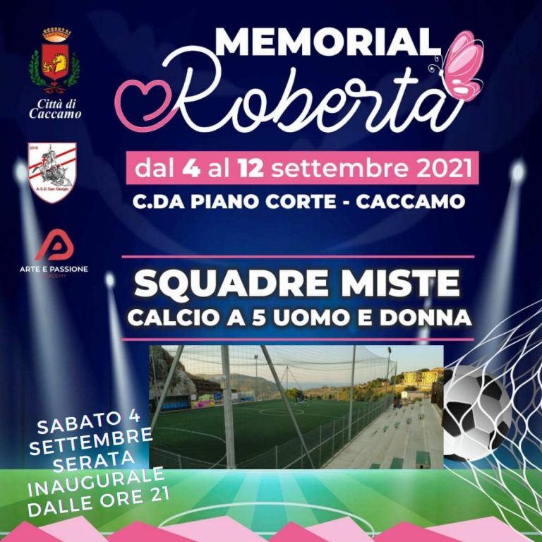 Caccamo: al via oggi il memorial dedicato a Roberta Siragusa