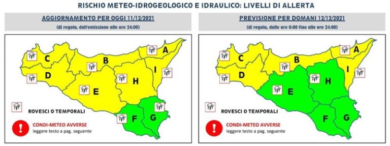 Meteo: ancora temporali e maltempo a Termini Imerese e in provincia di Palermo