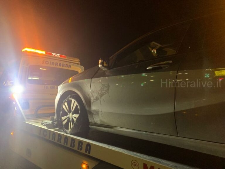 Buche area industriale Termini Imerese: tre incidenti di fila, a distanza di pochi minuti FOTO