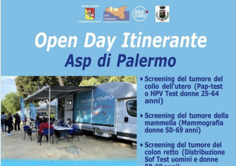 L’open day dell’Asp di Palermo fa tappa a Campofelice di Roccella: screening oncologici e vaccini