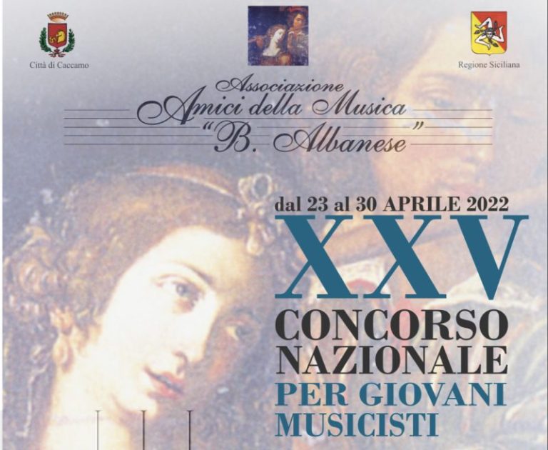 Amici della musica “Benedetto Albanese” Caccamo: al via le iscrizioni alla XXV edizione concorso nazionale per giovani musicisti