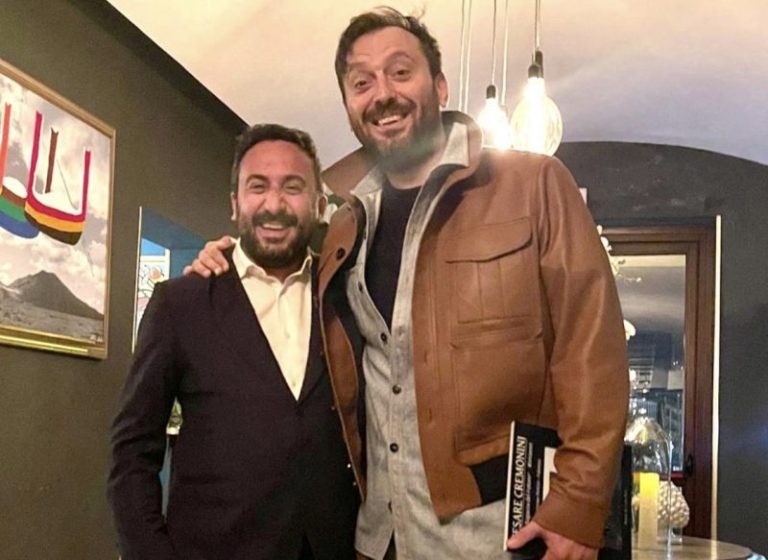 Cesare Cremonini a Palermo: visita all’istituto Sperone Pertini, poi cena dallo chef Natale Giunta