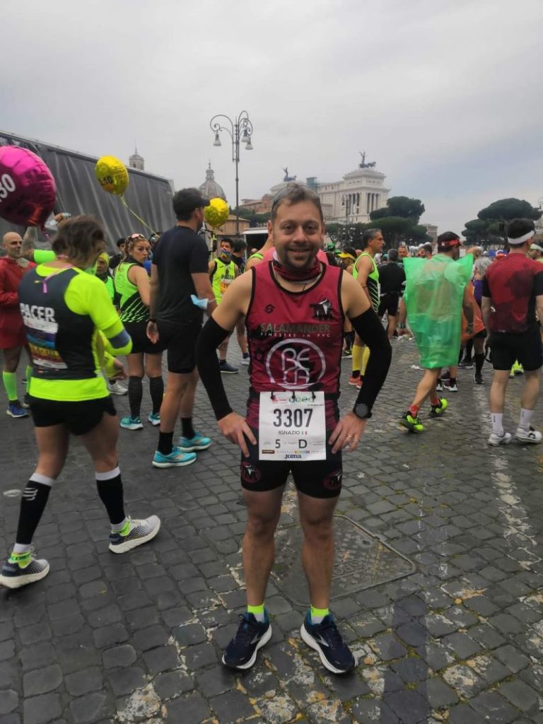 Il musicista caccamese Ignazio La Corte alla maratona di Roma