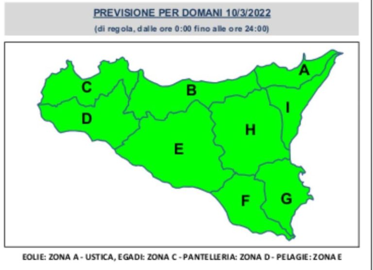 Meteo: ancora maltempo a Palermo e nei comuni della sua provincia, previsti temporali