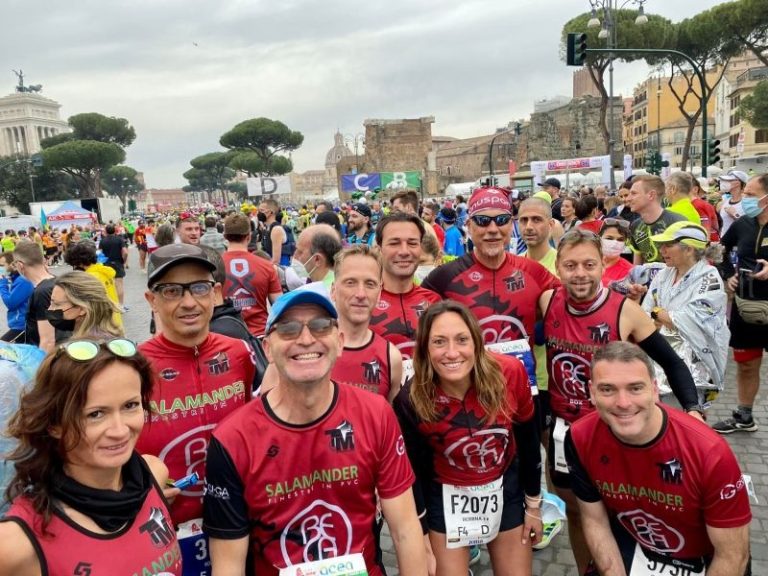 Gli atleti della ASD Termini Marathon & Bike alla maratona di Roma FOTO