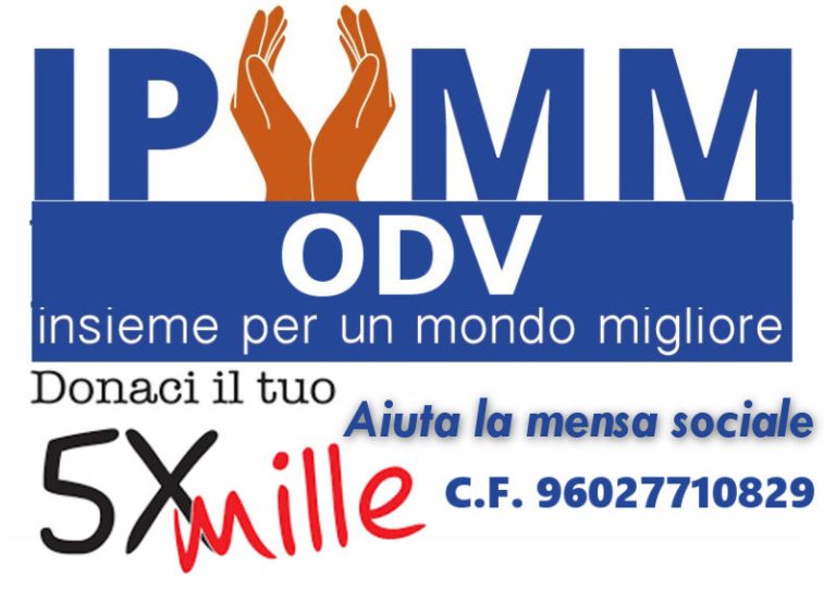 Dona il tuo 5×1000 all’IPUMM: la mensa sociale a Termini Imerese per donare un sorriso ai meno fortunati