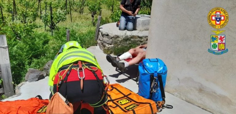 Turista ferito soccorso dall’Aeronautica Militare ad Alicudi  FOTO