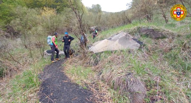 Momenti di paura per turista americano: salvato dagli uomini del Soccorso Alpino e Speleologico Siciliano