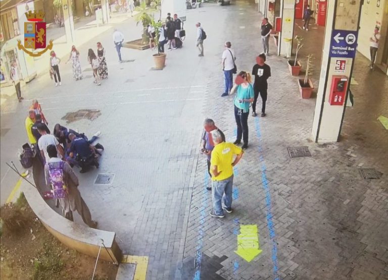 Termitano colto da malore salvato dalla Polizia di Stato alla stazione di Palermo