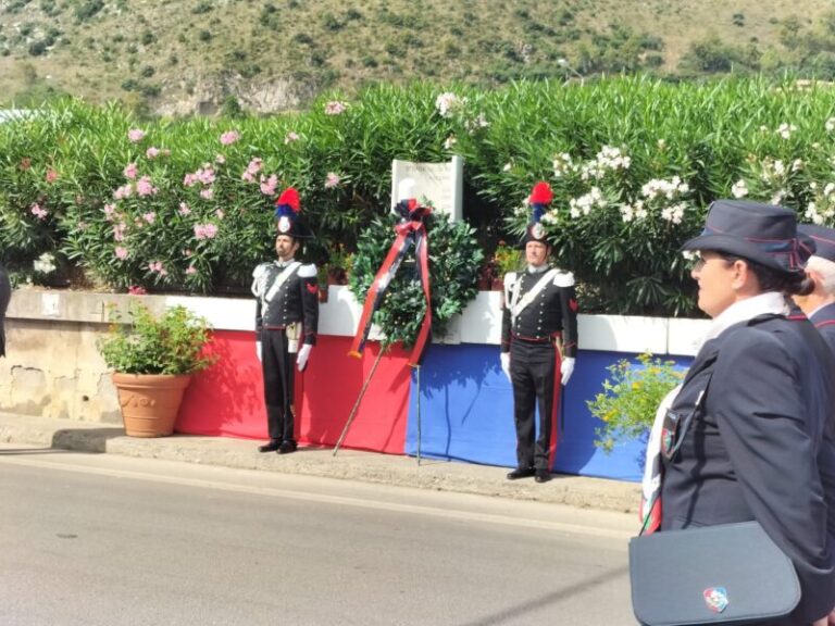 Commemorazioni: 40° anniversario dell’eccidio dei carabinieri Silvano Franzon, Luigi Di Barca e Salvatore Raiti