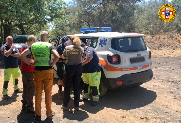 Giovane scout infortunata: salvata dal soccorso alpino sull’Etna