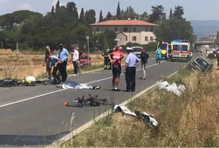 SUV investe ciclisti, bilancio devastante: 4 morti e 6 feriti