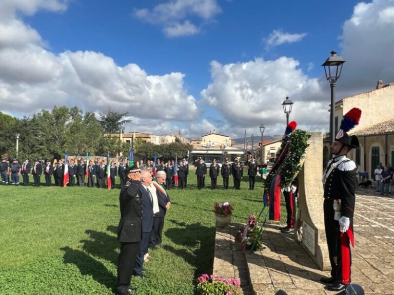 Carabinieri: cerimonia per il 45° anniversario dell’uccisione del ten. col. Giuseppe Russo e del prof. Filippo Costa