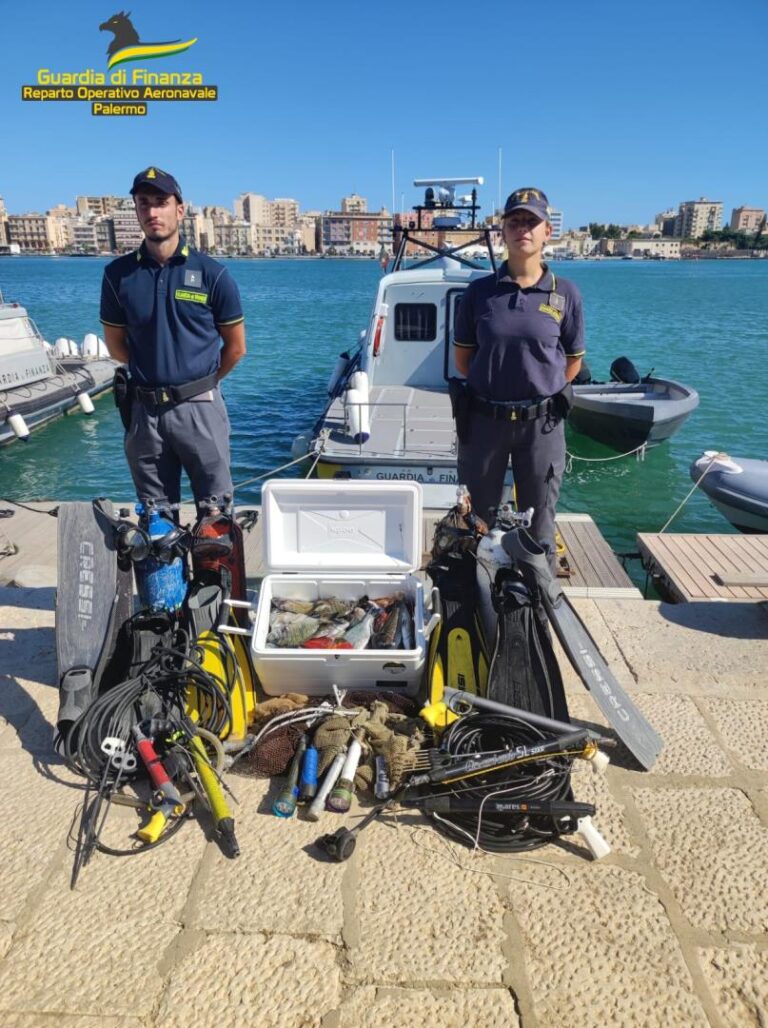 Pesca di frodo, sanzioni per oltre 5000 euro e sequestrati 25 chili di pescato