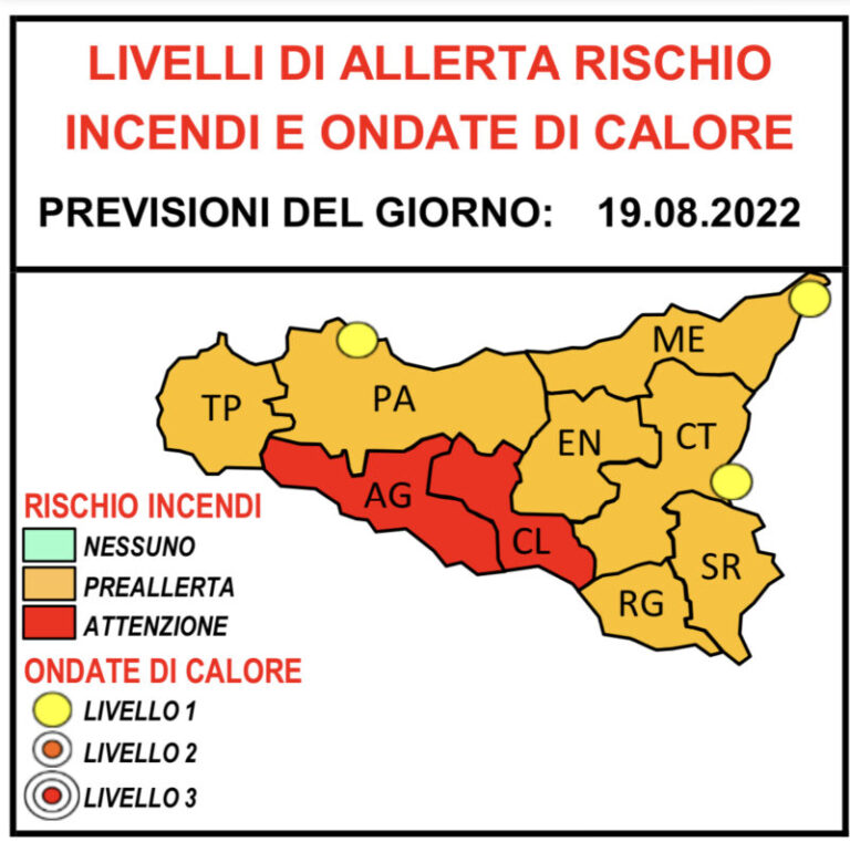 Meteo Sicilia: temperature in calo anche a Palermo e provincia