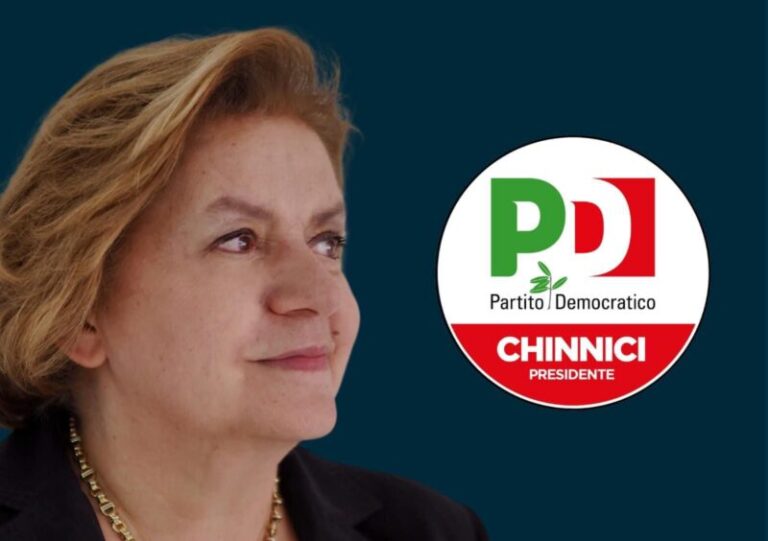 Regionali Sicilia: la candidata alla presidenza della Regione Caterina Chinnici il 6 settembre a Palermo