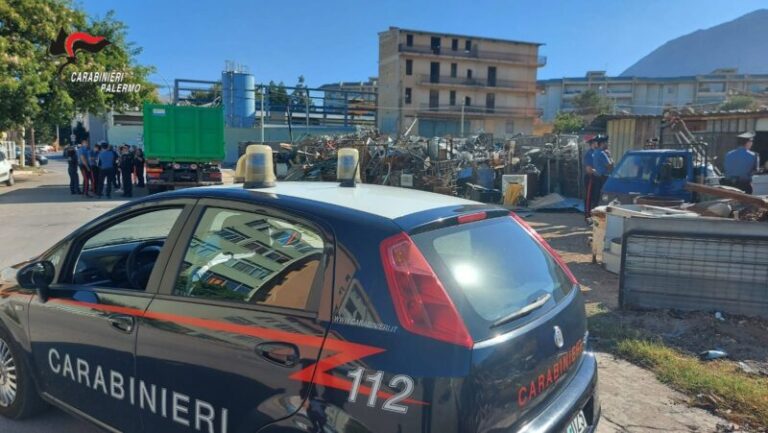 Vasta operazione di controllo nel territorio in provincia di Palermo: 5 denunciati, sequestrate 50 tonnellate di rifiuti