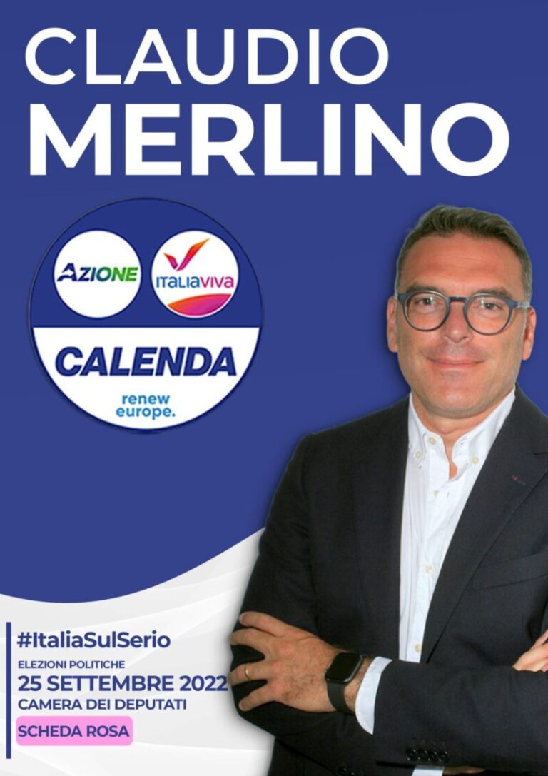 Claudio Merlino unico termitano candidato alla camera dei deputati nel collegio uninominale