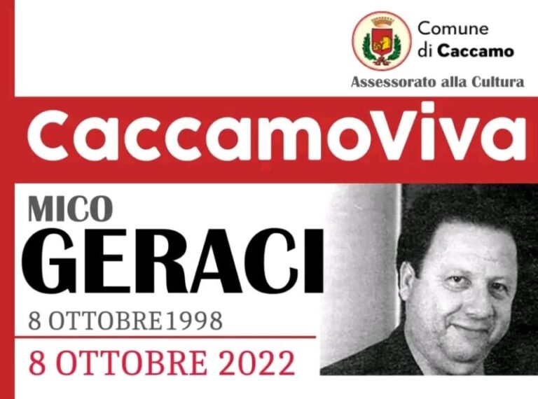 Caccamo: l’otto ottobre cerimonia di commemorazione del sindacalista Mico Geraci