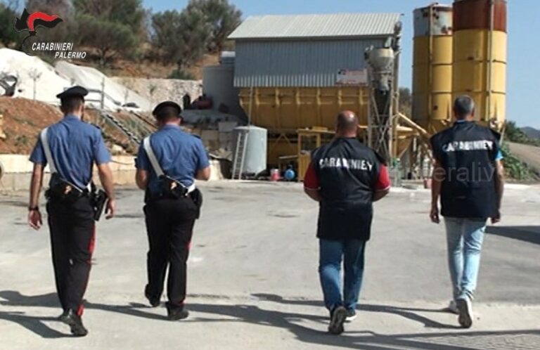 Carabinieri: sequestrato impianto di produzione di calcestruzzi in provincia di Palermo