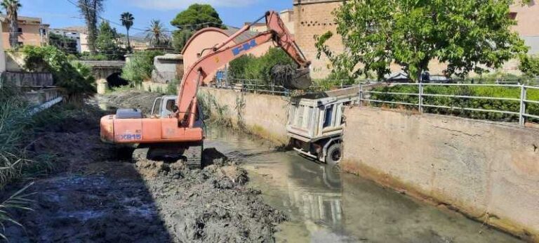 La Regione interviene a Termini Imerese per sistemare il torrente Barratina FOTO