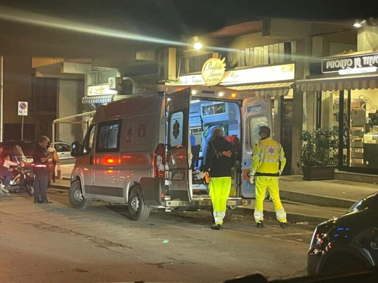 Incidente in via del Mazziere: una donna è rimasta ferita FOTO