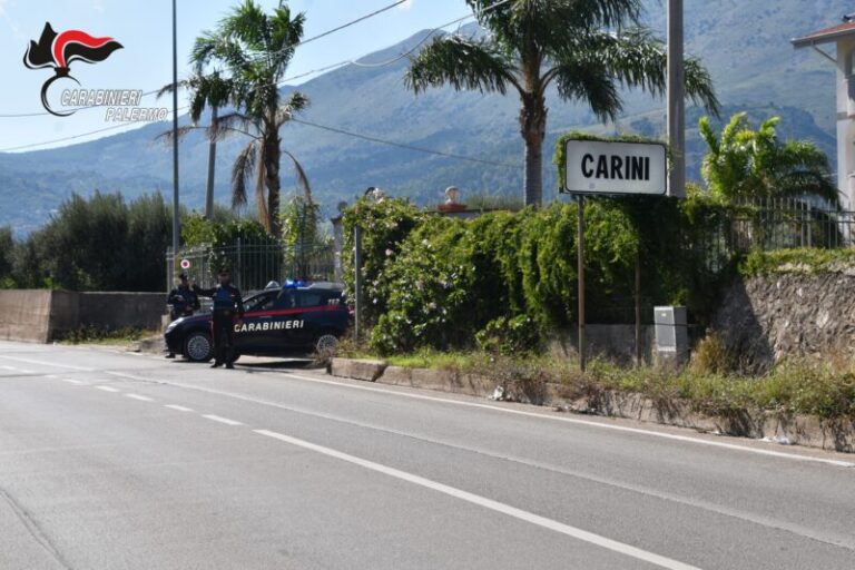 Controlli dei carabinieri in provincia di Palermo: in manette due persone