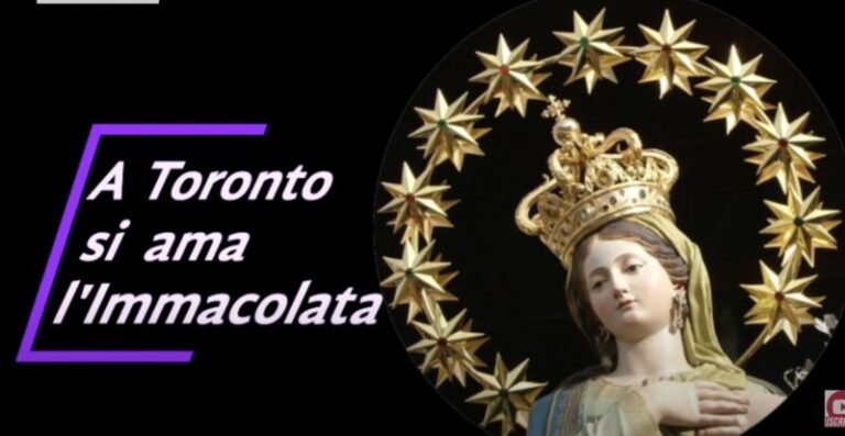 A Toronto si ama la nostra Immacolata