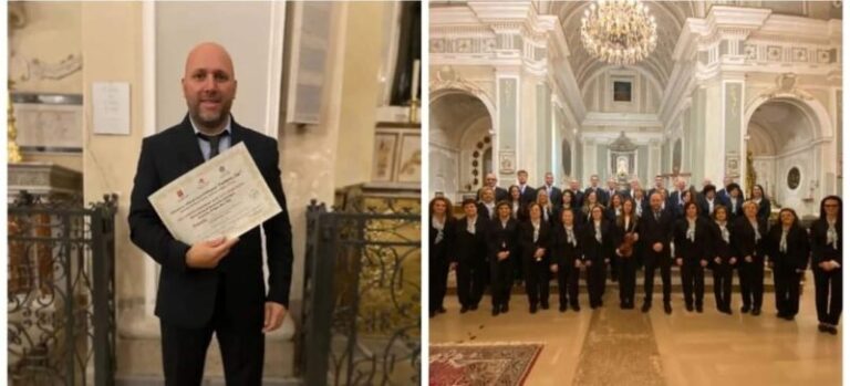 Il caccamese Domenico Guzzardo vince il premio per il coro Conca d’Oro