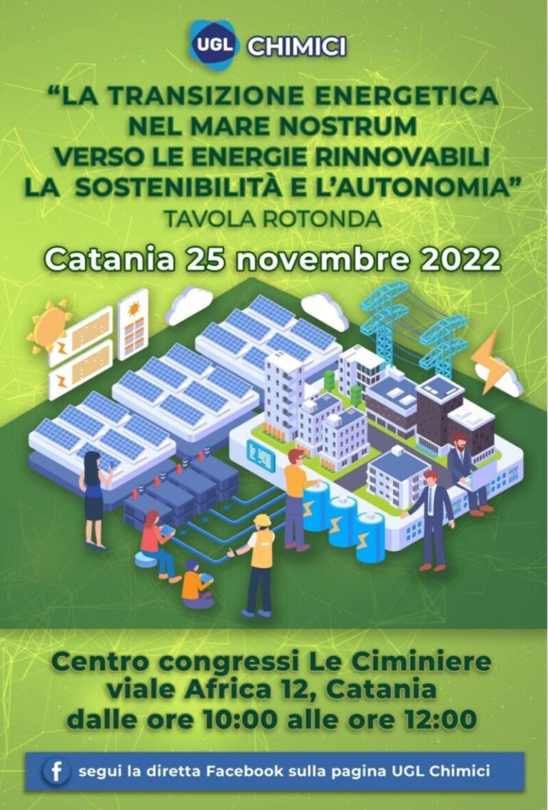 Catania: venerdì 25 politici, manager e sindacalisti a confronto alle Ciminiere di Catania