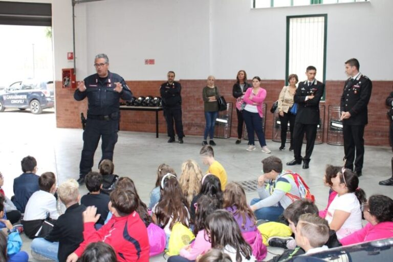 La cultura della legalità:  la scuola “G. Bagnera” in visita  alla compagnia carabinieri di Bagheria