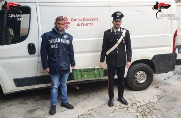 Controlli dei carabinieri in caseificio in provincia di Palermo: 160 chili di formaggi sequestrati donati in beneficenza