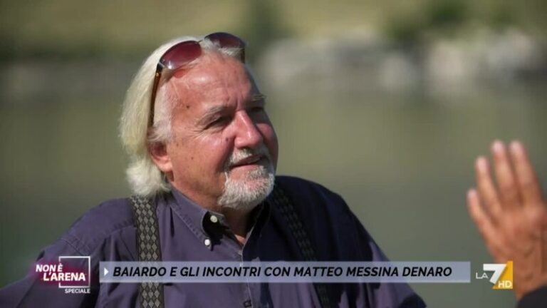 Salvatore Baiardo e la “profezia” sulla cattura Matteo Messina Denaro: l’intervista a “Non è l’arena” VIDEO