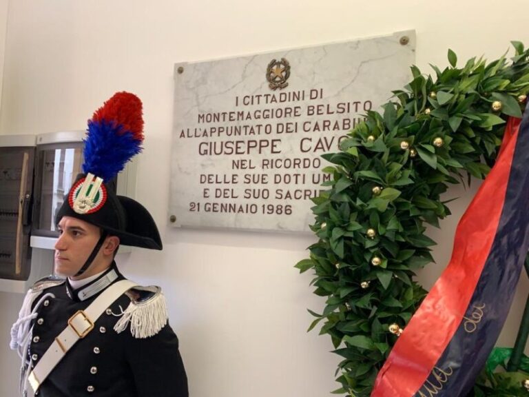 Montemaggiore Belsito: 40° anniversario  dell’omicidio dell’appuntato Giuseppe Cavoli