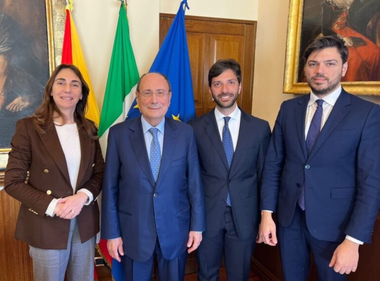 Il presidente della Regione Siciliana riceve i vertici dei Giovani imprenditori di Confindustria